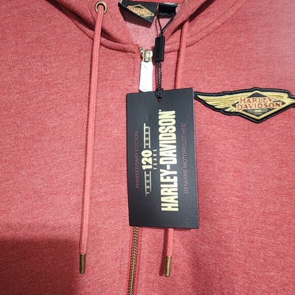 Harley Davidson hoodie 120 year anniversary women's medium - Picture 5 of 8